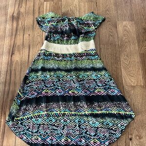 Ocean drive m strapless high low dress summer spring beach pool